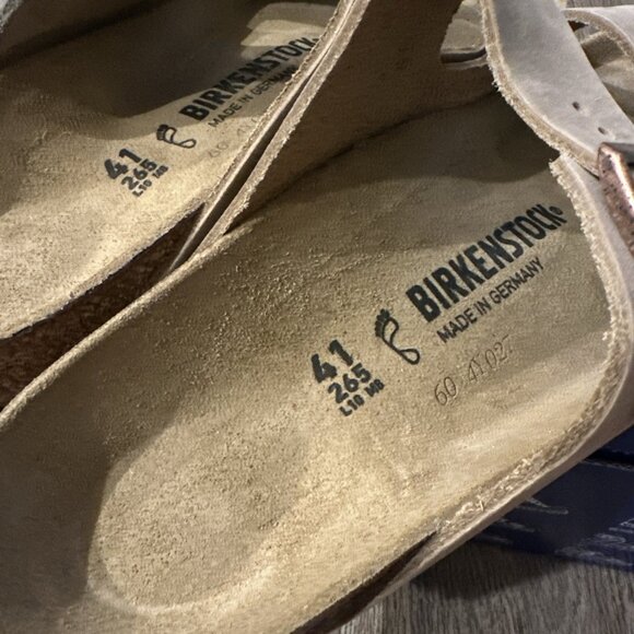 Birkenstock New w/ Box Arizona Tobacco Brown Oiled Leather Regular - 41 L 10 main image 6